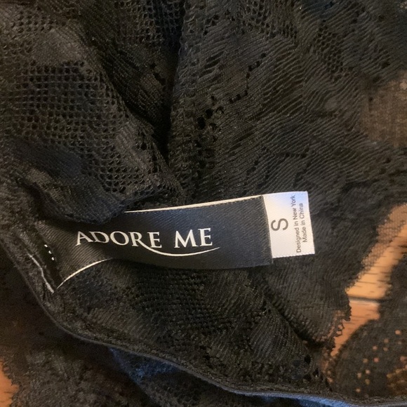 NWOT. Never worn adore me svetlana black lace teddy size s - Picture 4 of 5